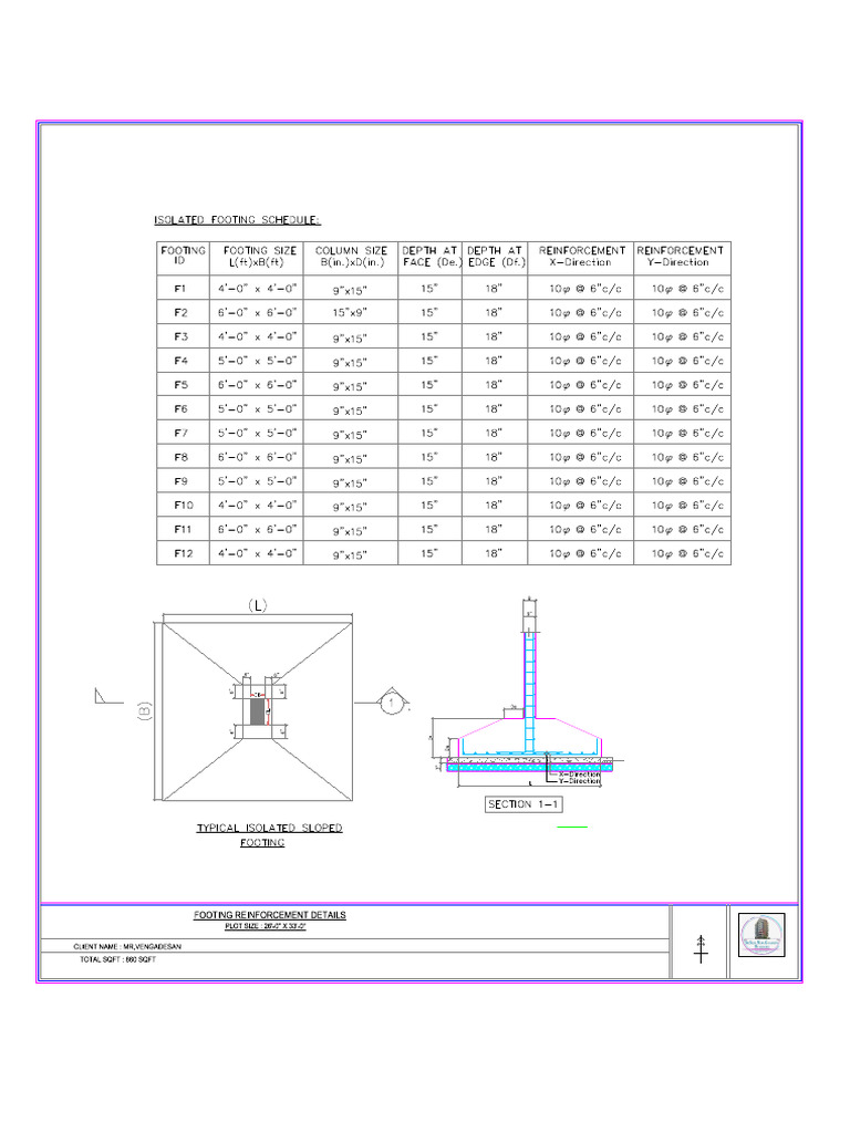 Ground Floor Building Design Specifications | PDF