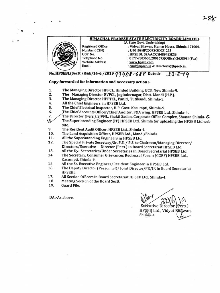 NOTIFICATION (The Issue Regarding Reimburesement of Cost of Oxygen ...