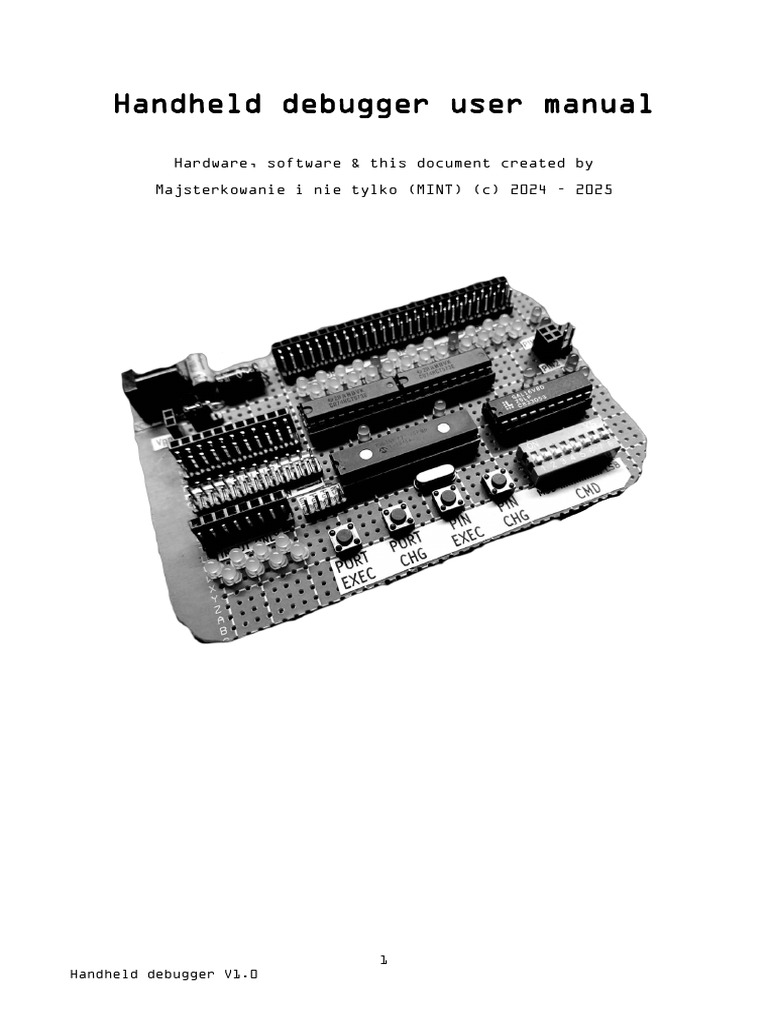 Handheld Debugger User Manual V1.0 | PDF | Input/Output | Computer ...