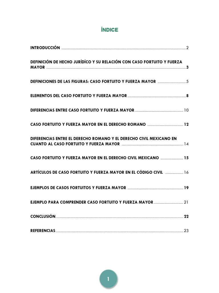 Evolución del Caso Fortuito en Derecho | PDF | Caso de ley | Ley romana