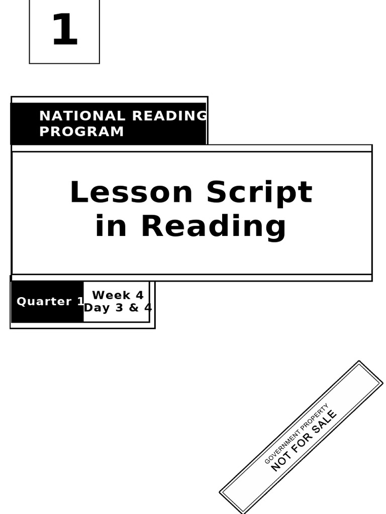 Lesson Script in Reading | PDF