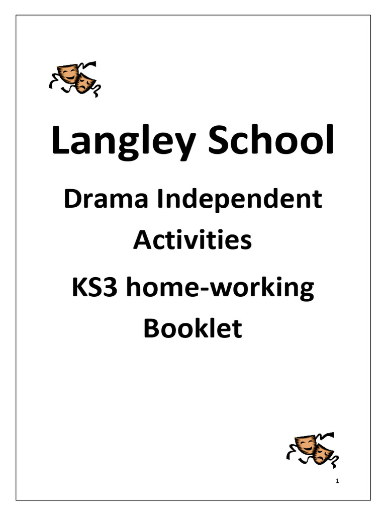 KS3 Independent Drama Activities Guide | PDF