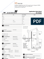 Application Data Sheet for Thern Cranes