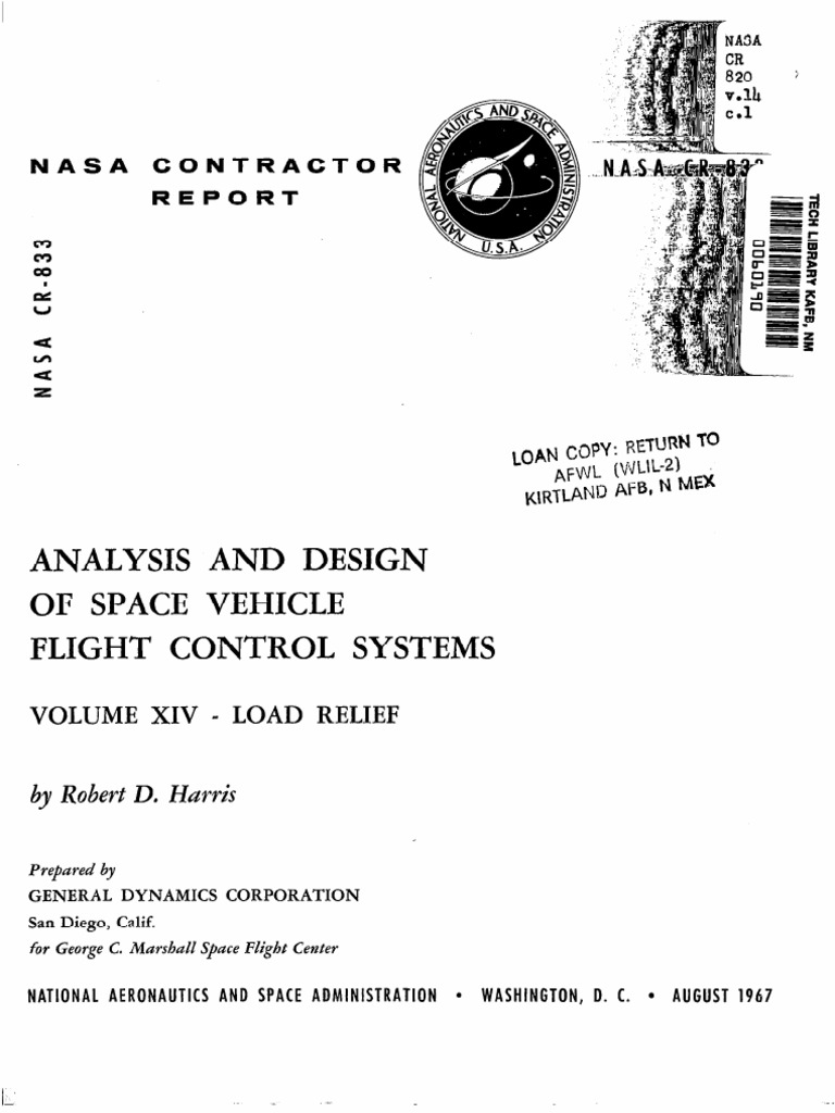 Analysis and Design of Space Vehicle Flight Control Systems - Volume 14 ...