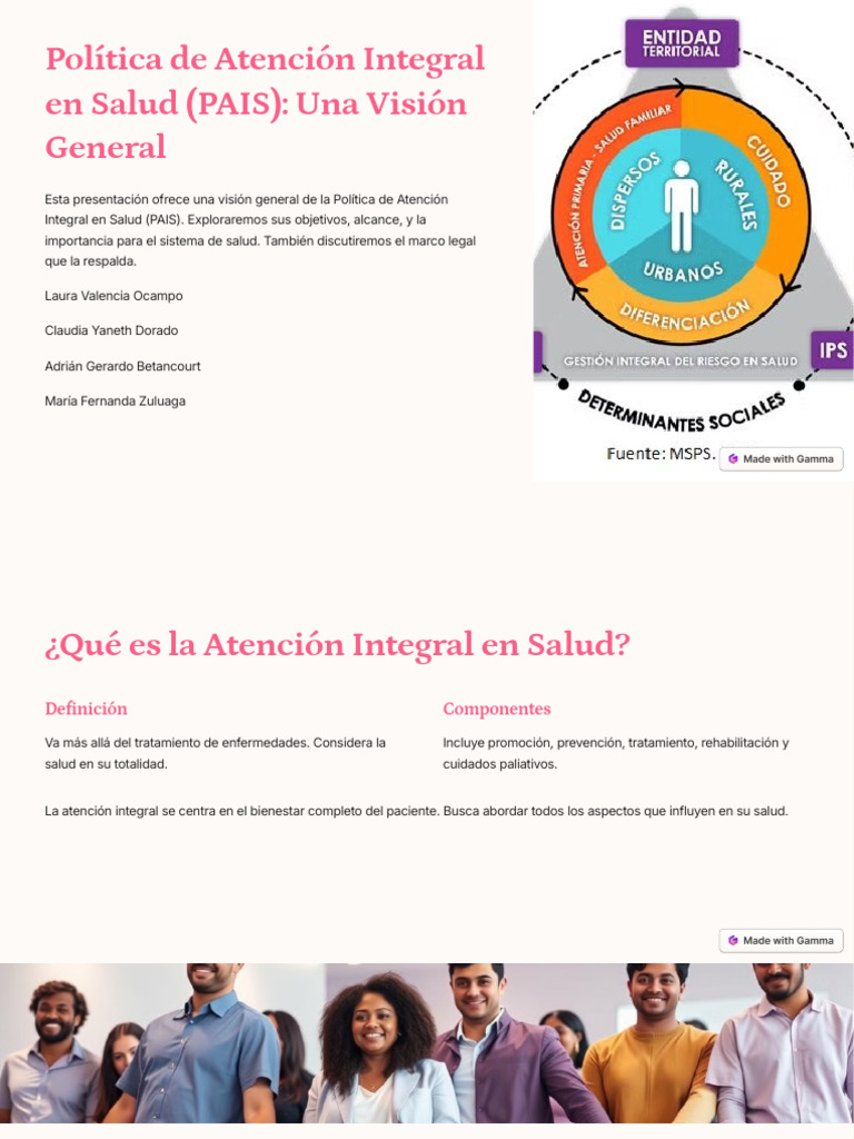 Política de Atención Integral en Salud | PDF | Cuidado de la salud