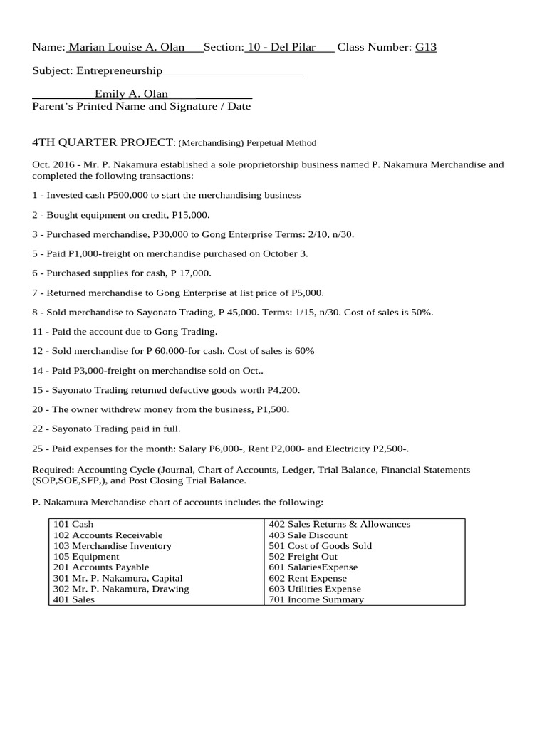 Project 3rd QTR | PDF