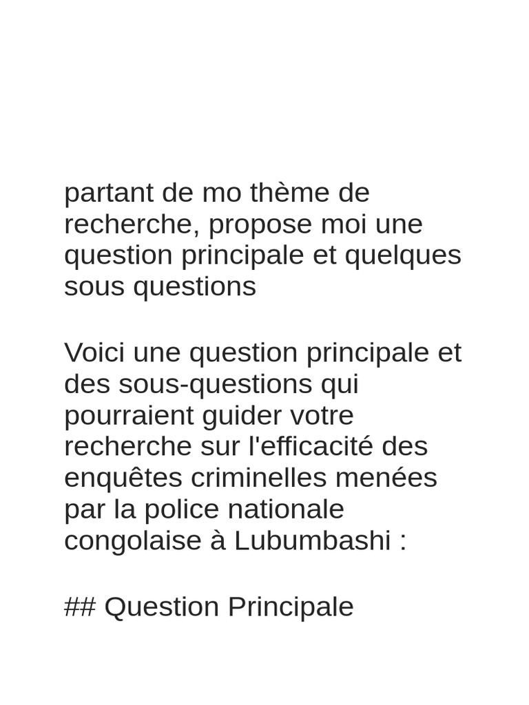Questions | PDF