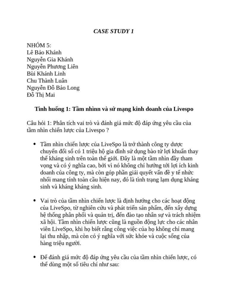 Case Study 1 | PDF