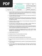 Diesel Fuel Receiving Procedure | PDF | Flow Measurement | Diesel Engine
