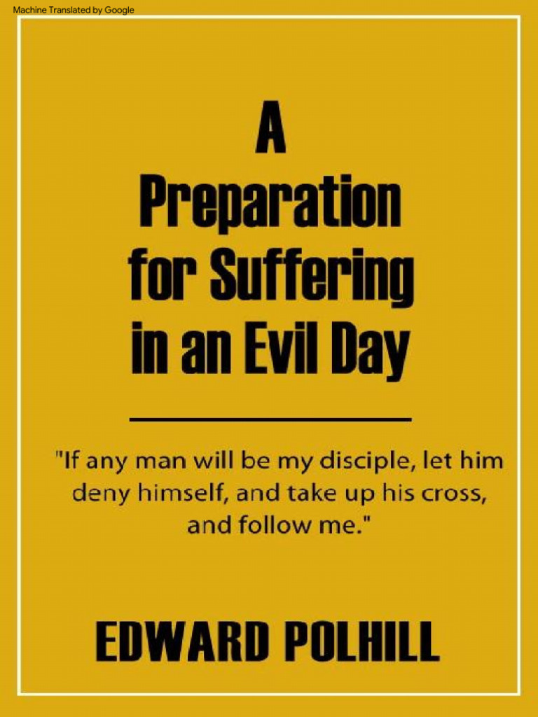 A Preparation for Suffering in an Evil Day | PDF | Cristo (título) | Pecado