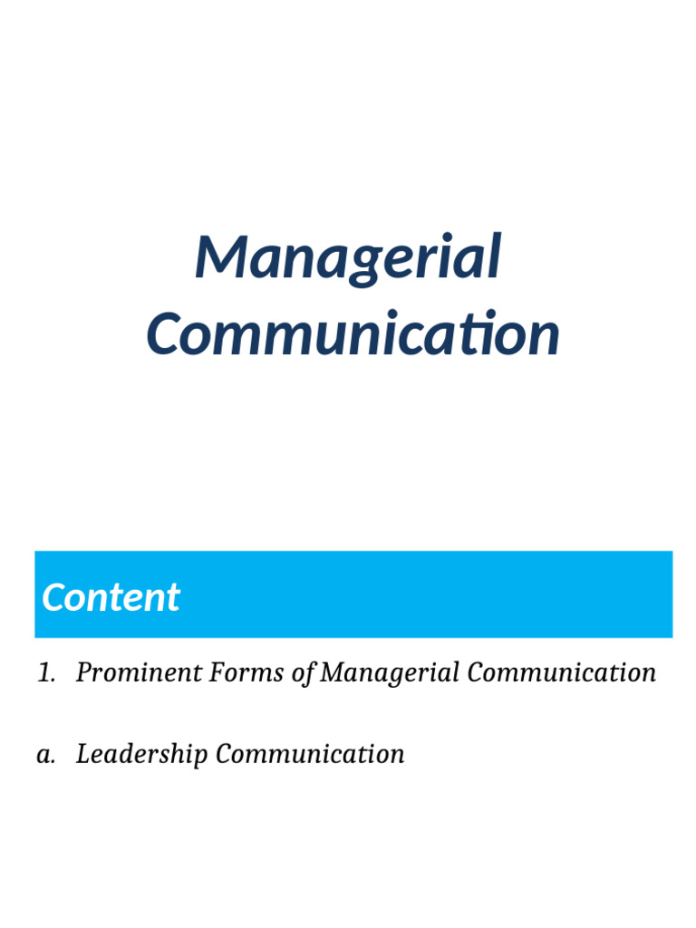Effective Leadership Communication Skills | PDF | Emotional ...