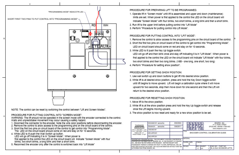 SL SLX EncoderControlCalibration | PDF | Electrical Engineering ...
