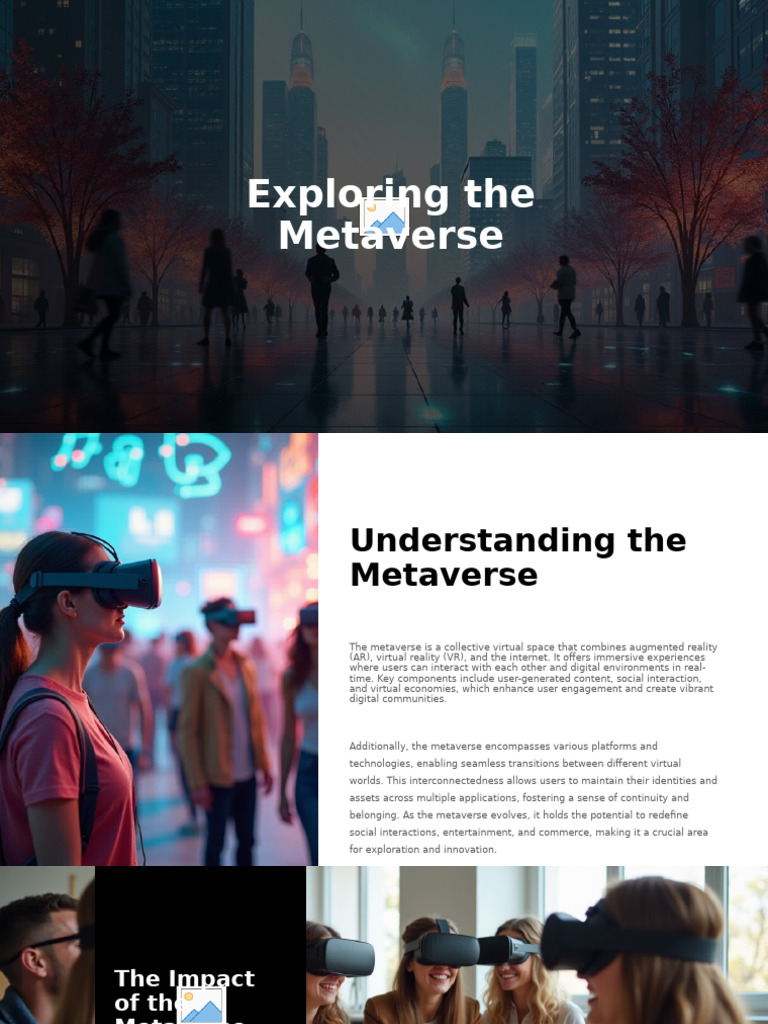 Exploring The Metaverse | PDF | Augmented Reality | Virtual Reality