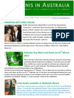 Pakistanis in Australia Vol 2issue 5 2012