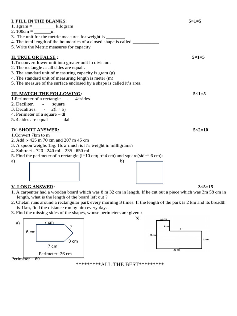 IV Maths | PDF