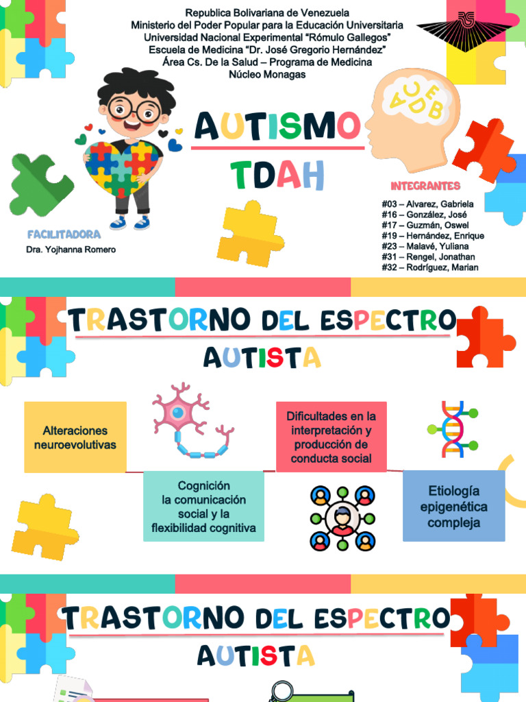 Autismo y Tdah Seminario | PDF | Desorden hiperactivo y deficit de ...