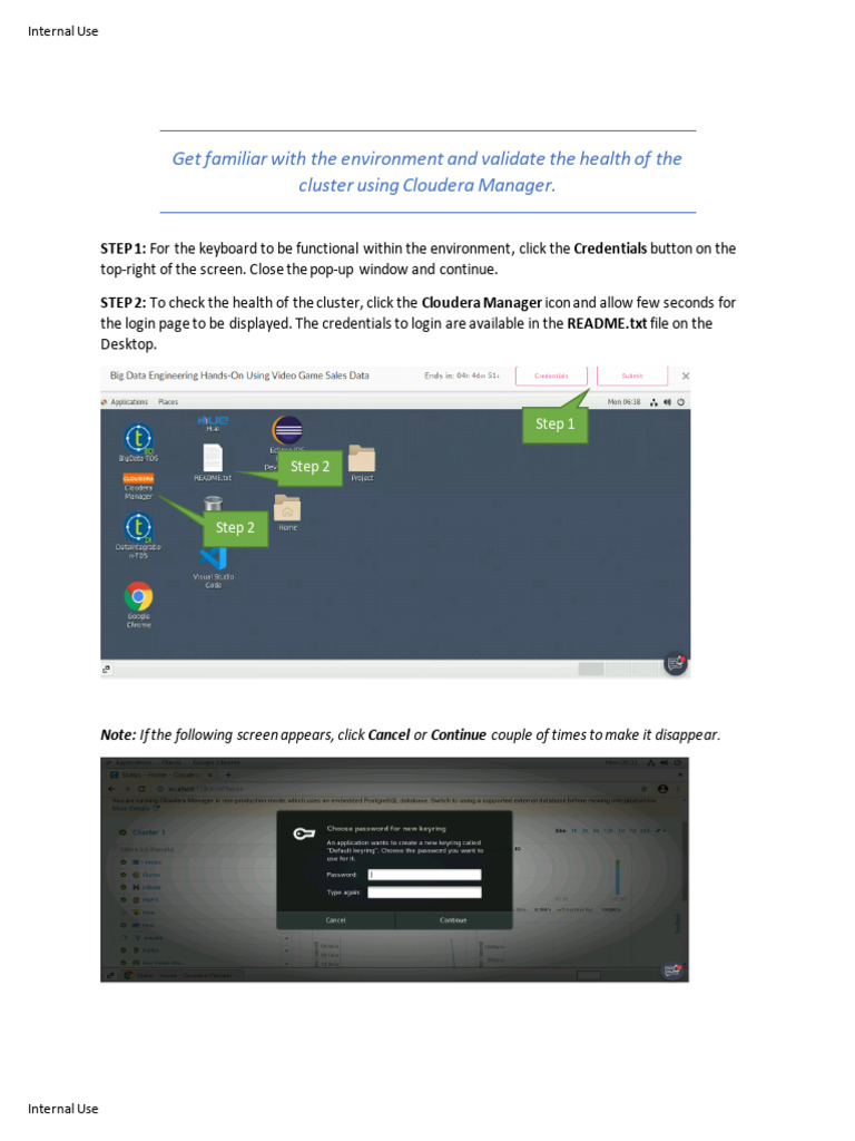 Getting Started With Environment and Validate Cluster Health | PDF
