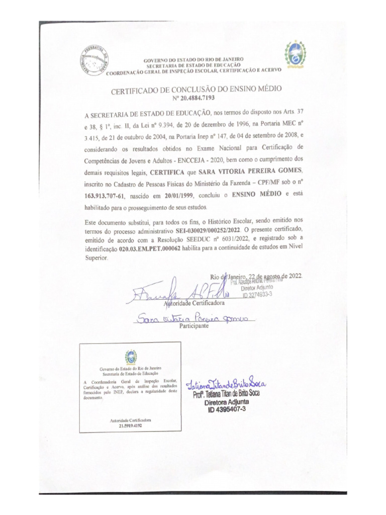 Governo Do Estado Do Rio de Janeiro | PDF
