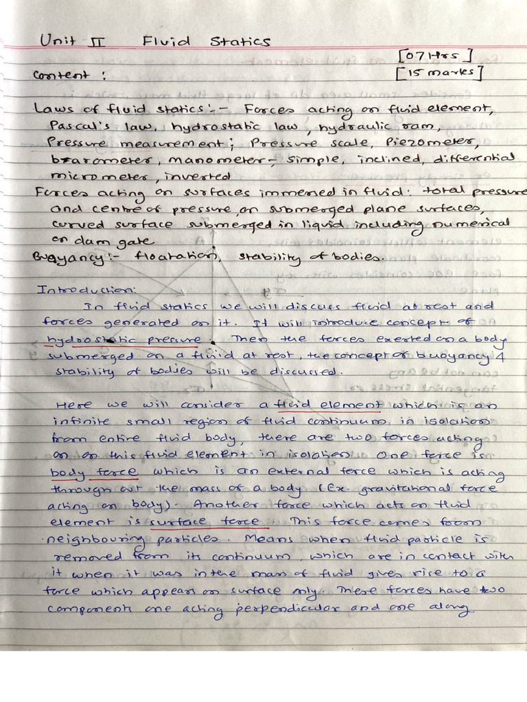 FM Unit II Notes Notebook | PDF