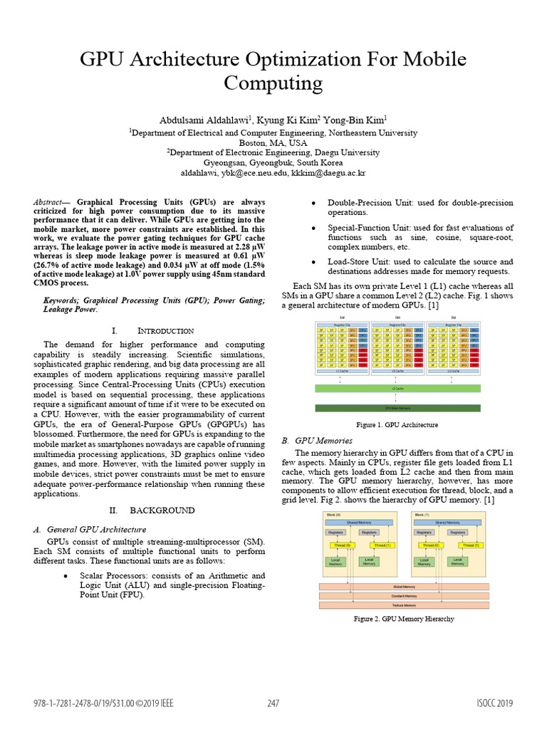 GPU_Architecture_Optimization_For_Mobile_Computing | PDF | Graphics ...