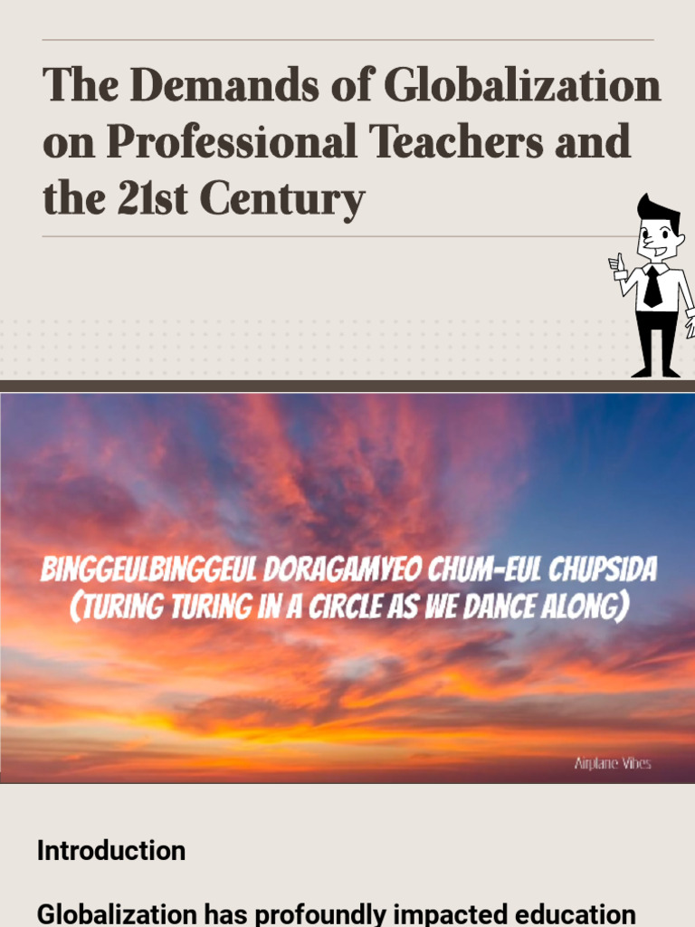 Globalization's Impact on 21st Century Teachers | PDF | Teachers | Learning