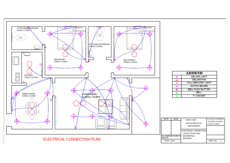Residential Electrical Layout Plan | PDF | Home | Room