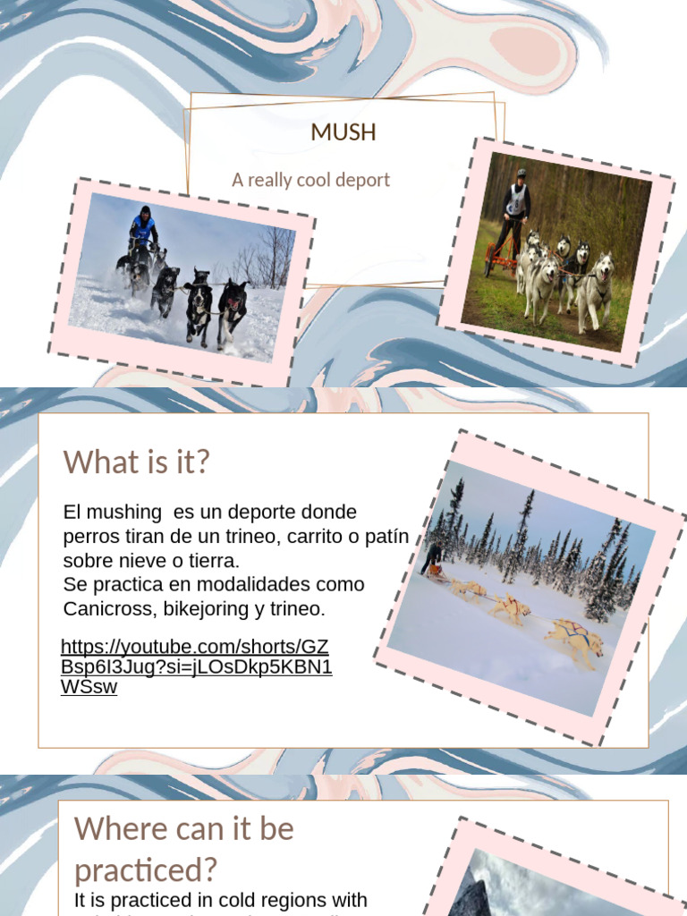 Introduction to Mushing Sports | PDF