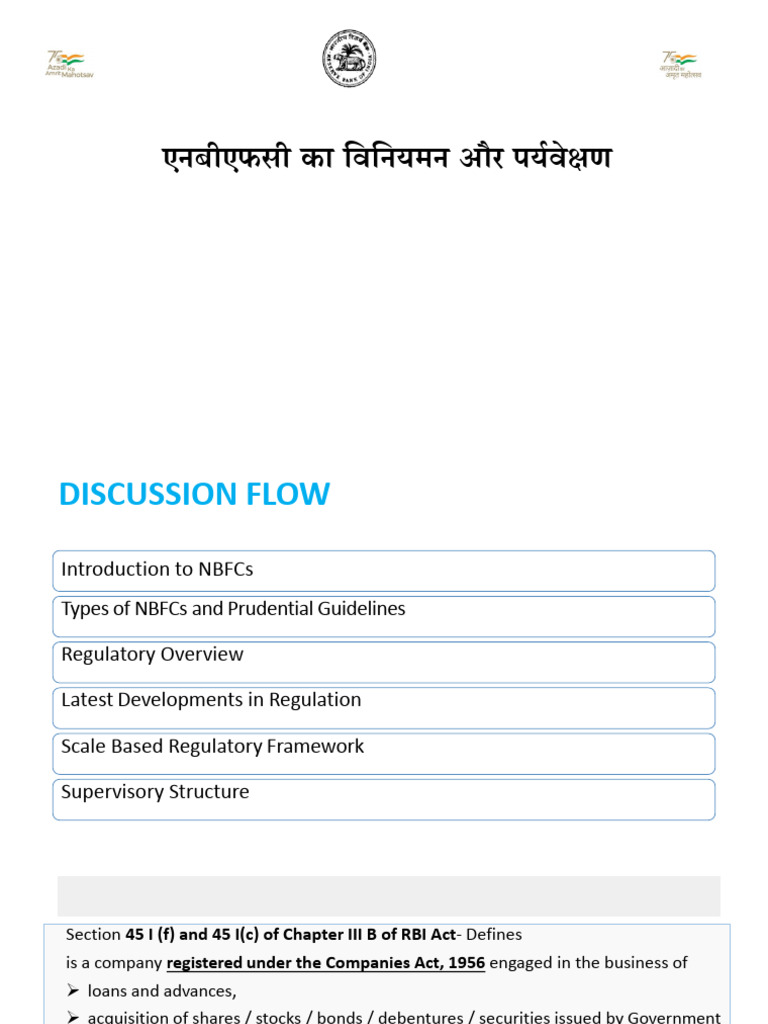 Regulation of NBFCs in India | PDF | Non Bank Financial Institution | Loans