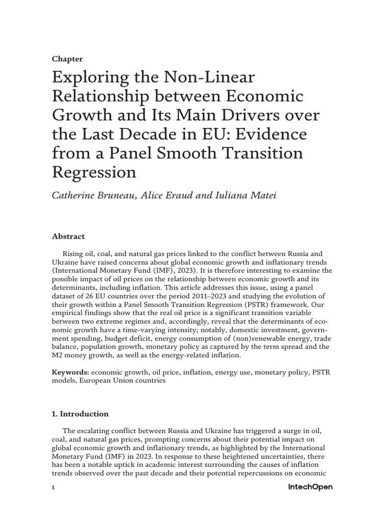 Exploring the Non-Linear Relationship Between Econ | PDF | Economic ...
