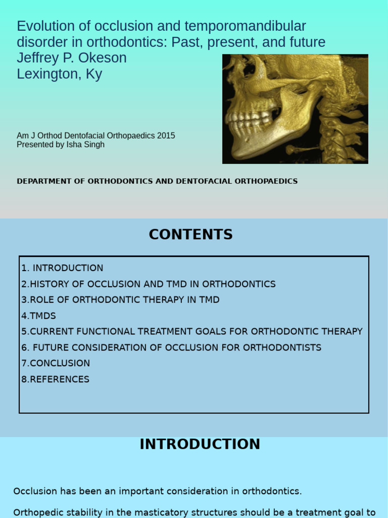 OKESON | PDF | Dentistry Branches | Dental Anatomy