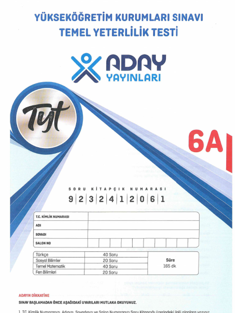 Aday Tyt 2 Pdf