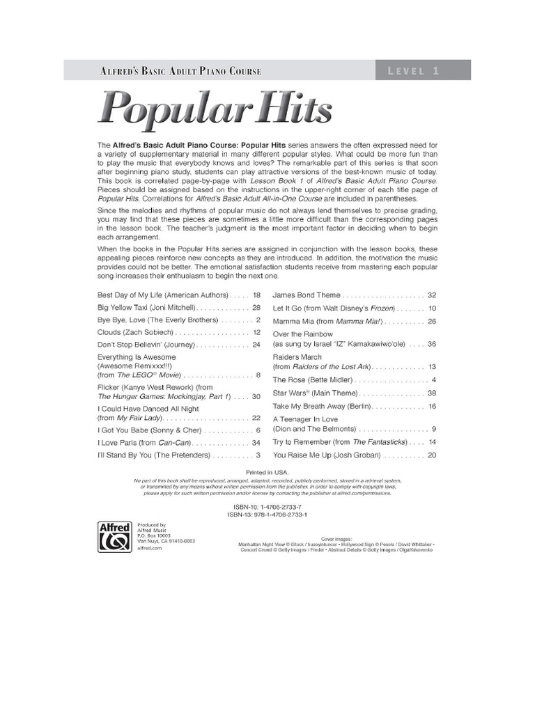 Popular Hits 1 | PDF