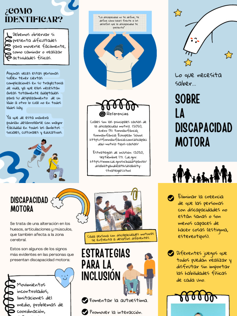 Causas y Estrategias de Inclusión en Discapacidad Motora | PDF ...