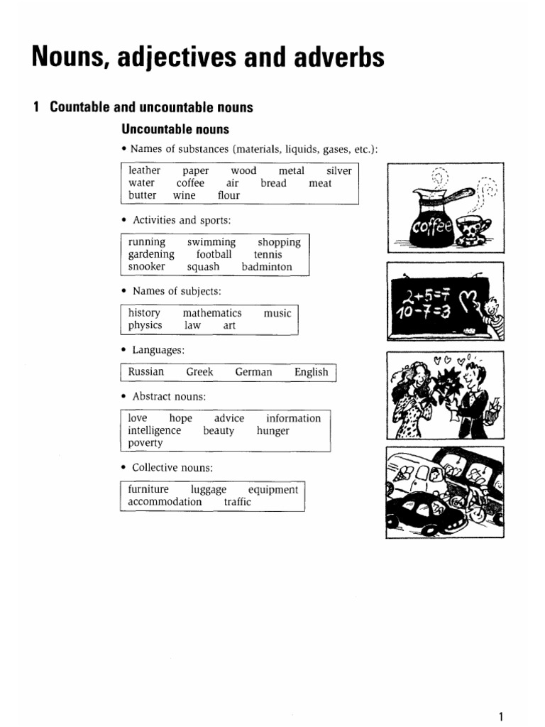 Nouns Articles Exercices Pdf