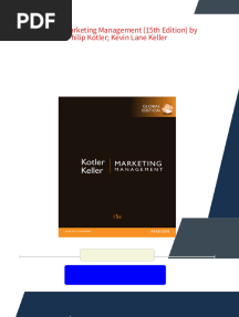 (Ebook) Marketing Management (15th Edition) by Philip Kotler; Kevin Lane Keller - The full ebook with complete content is ready for download