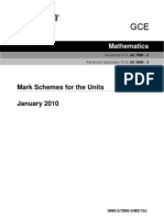 2010 Jan Mark Schemes