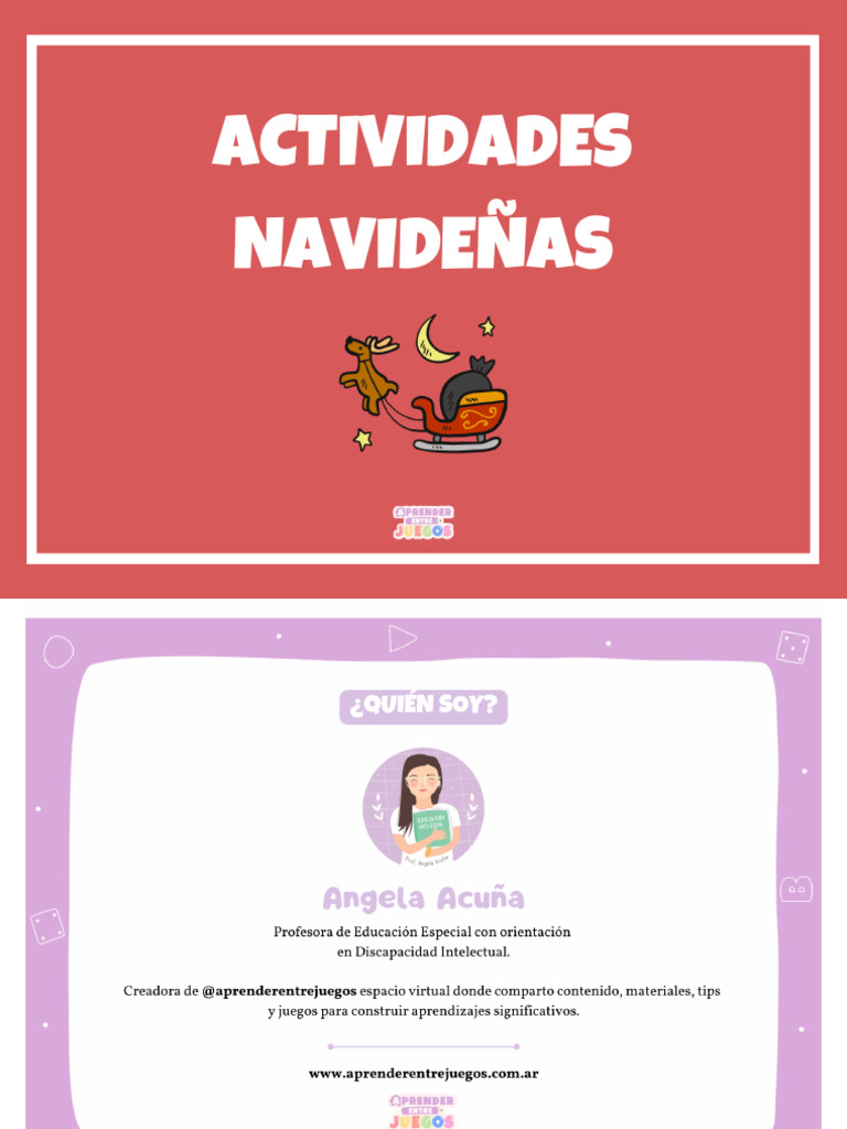 Actividades educativas navideñas para niños | PDF | Navidad