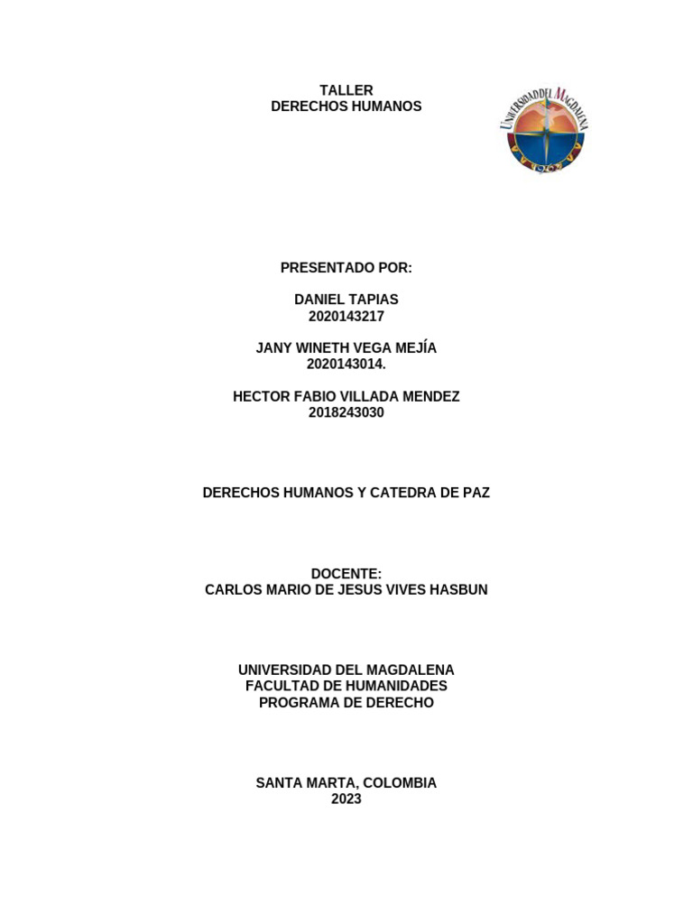 Derechos Humanos y Justicia en Colombia | PDF | Derecho Constitucional ...
