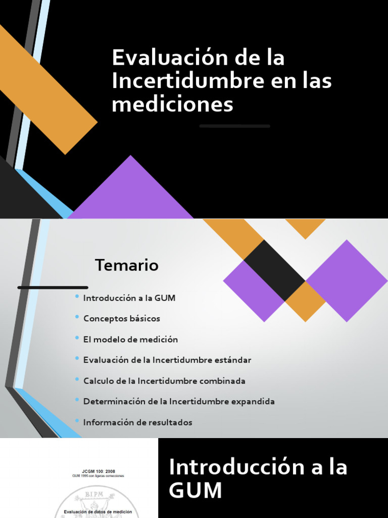 Evaluación de la Incertidumbre en Mediciones | PDF | Medición ...