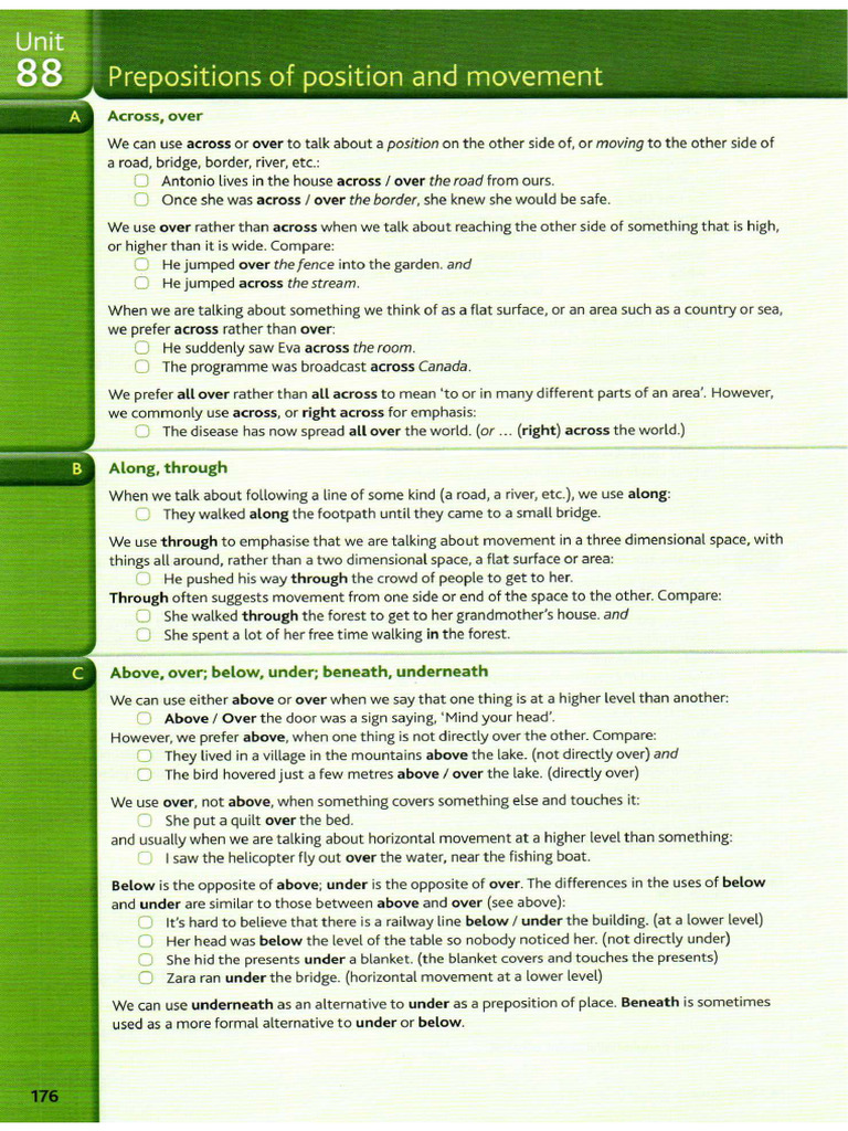 English Grammar In Use 2 Prepositions Pdf