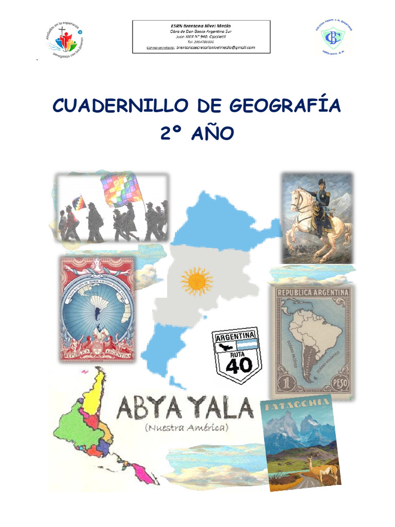 Cuadernillo Geografía 2º Año | PDF | Clima | Andes