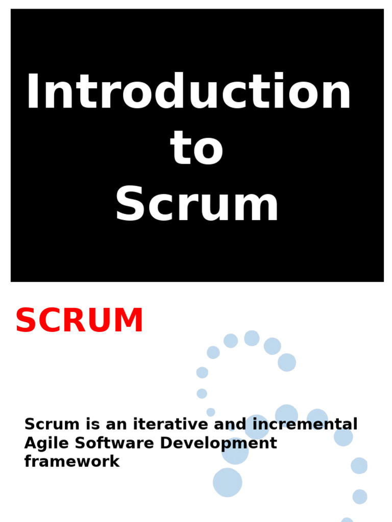 Scrum Training Short - Training | PDF | Scrum (Software Development ...