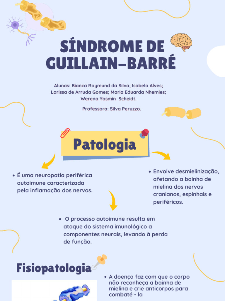 Entendendo a Síndrome de Guillain-Barré | PDF | Nervo | Doenças e ...