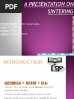 Download SINTERING by suranjana26 SN84074861 doc pdf