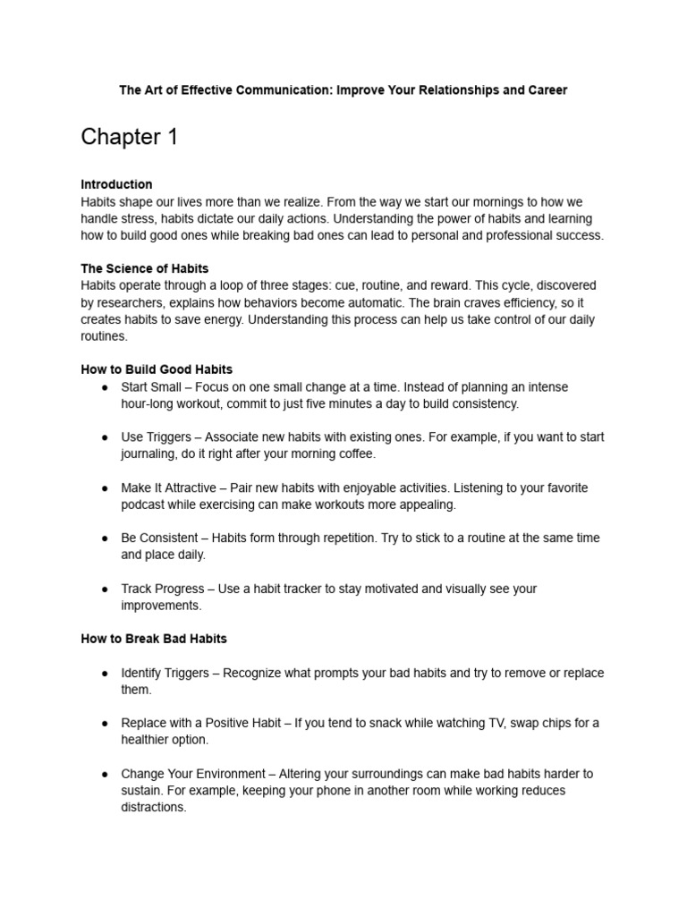 The Art of Effective Communication - Improve Your Relationships and ...