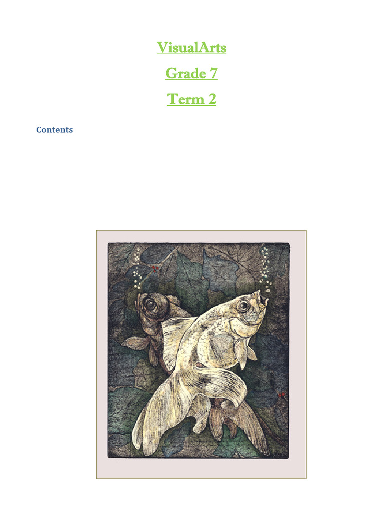 Scraperboard Techniques for Grade 7 Arts | PDF | Drawing | The Arts