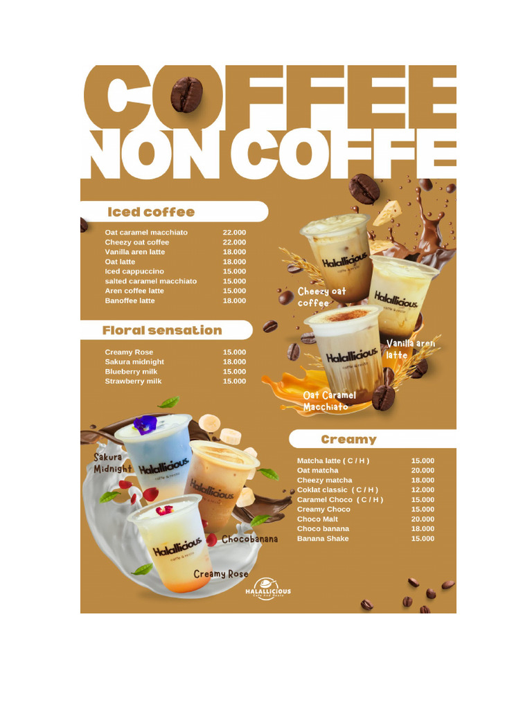 Menu Reguler Halallicious | PDF
