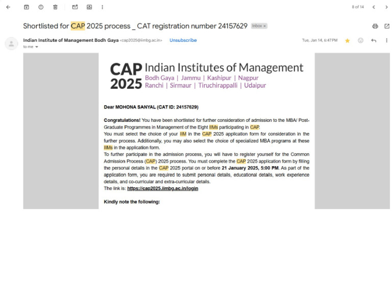 Iim Cap | PDF