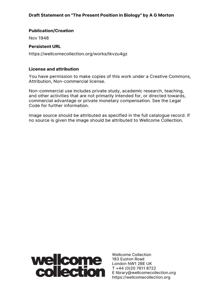 Draft Statement On 