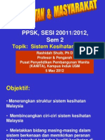 PPSK GTU 201 Sistem Kesihatan Malaysia Revised 5 Mac 2012
